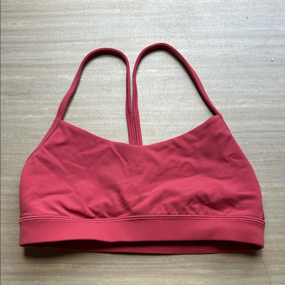 Women's Pink Sports Bra Lululemon Size 6